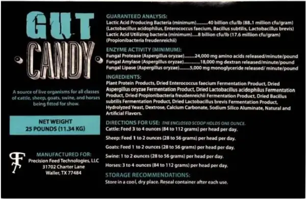 Gut candy 25lb