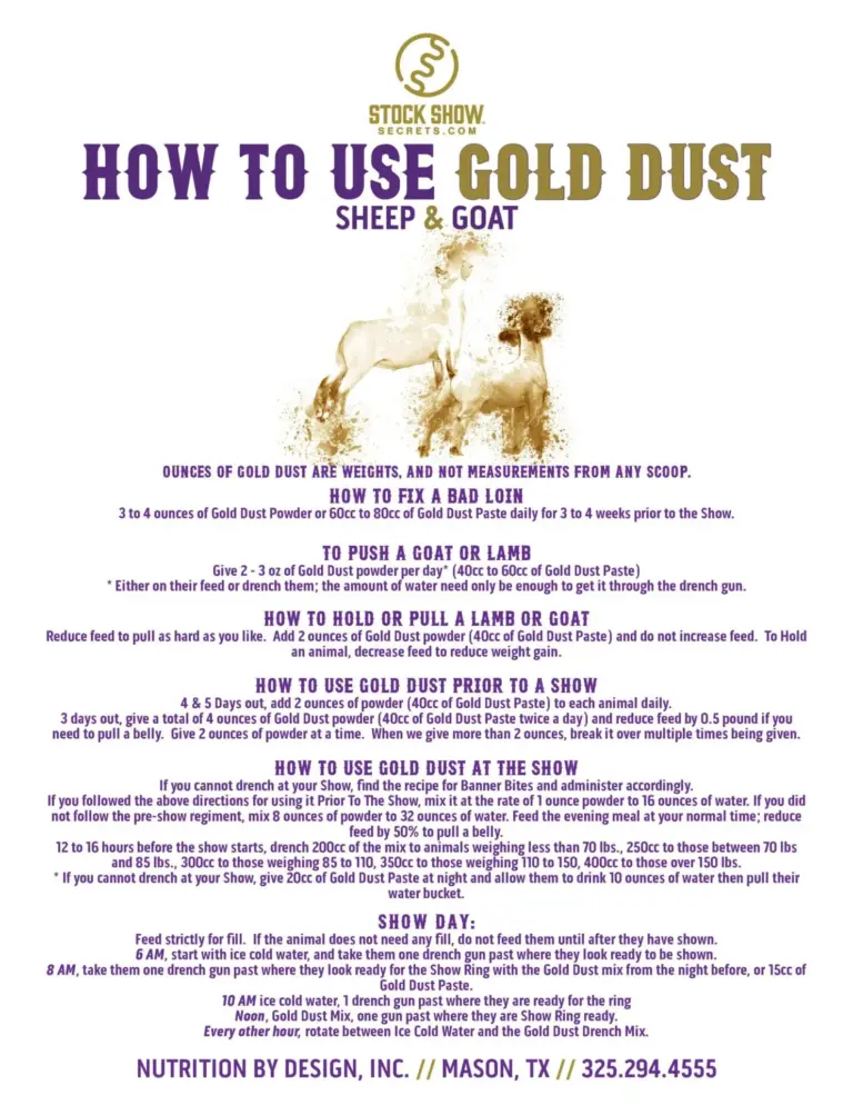 Gold dust 8oz by stock show secrets - image 3