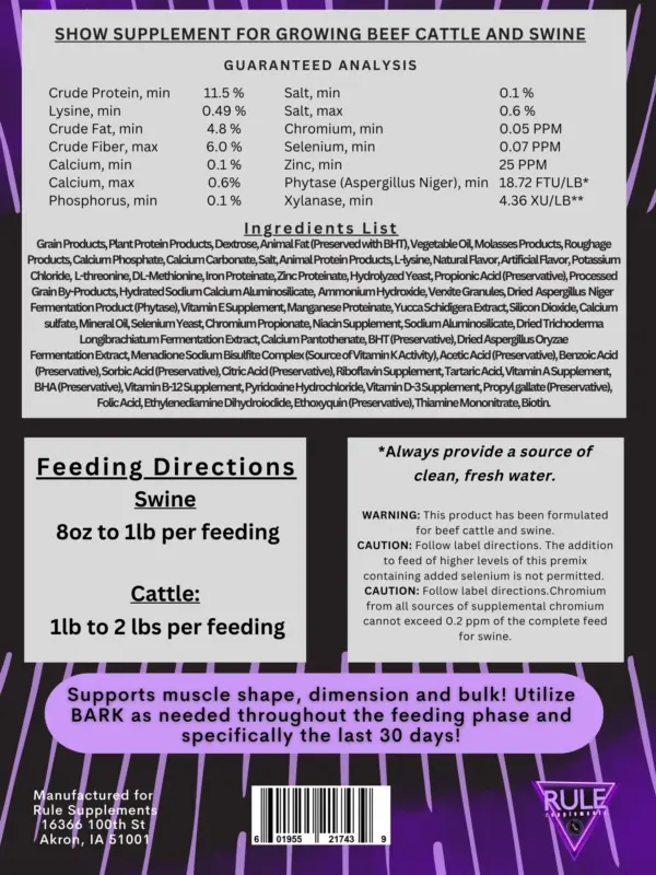 The formula 25lb by rule