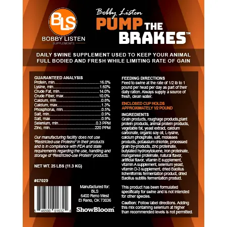 PUMP THE BRAKES 25lb by Bobby Listen - Image 2