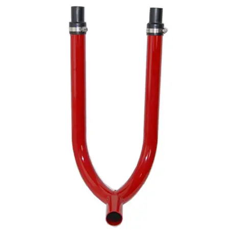 RED METAL "Y" FOR BLOWER CART