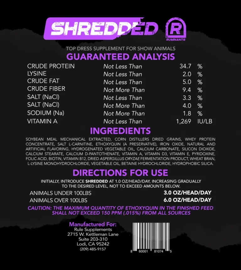 Shredded r 25lb by rule - image 2