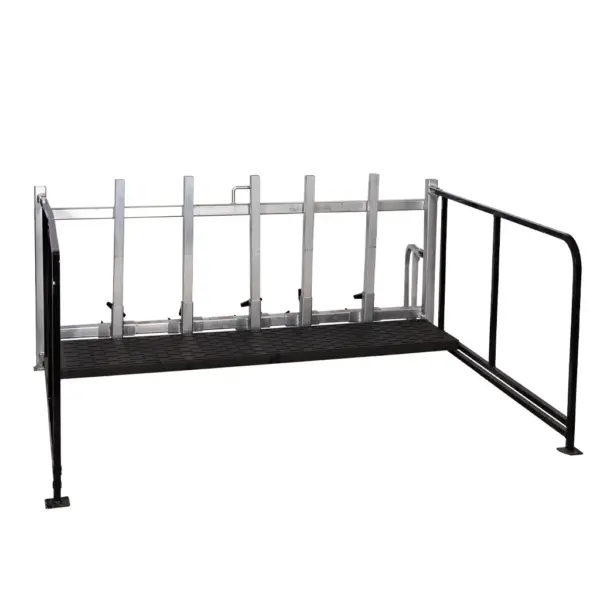 Aluminum show rail - complete w/ 5 asrlhp