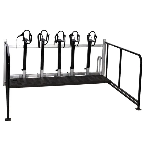 Aluminum show rail - complete w/ 5 asrlhp
