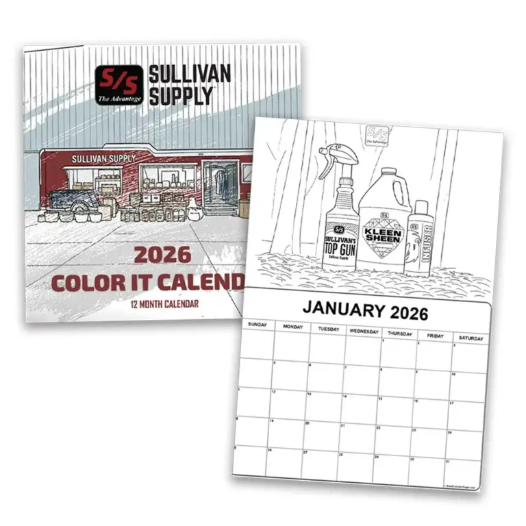 Color It Calendar 2026